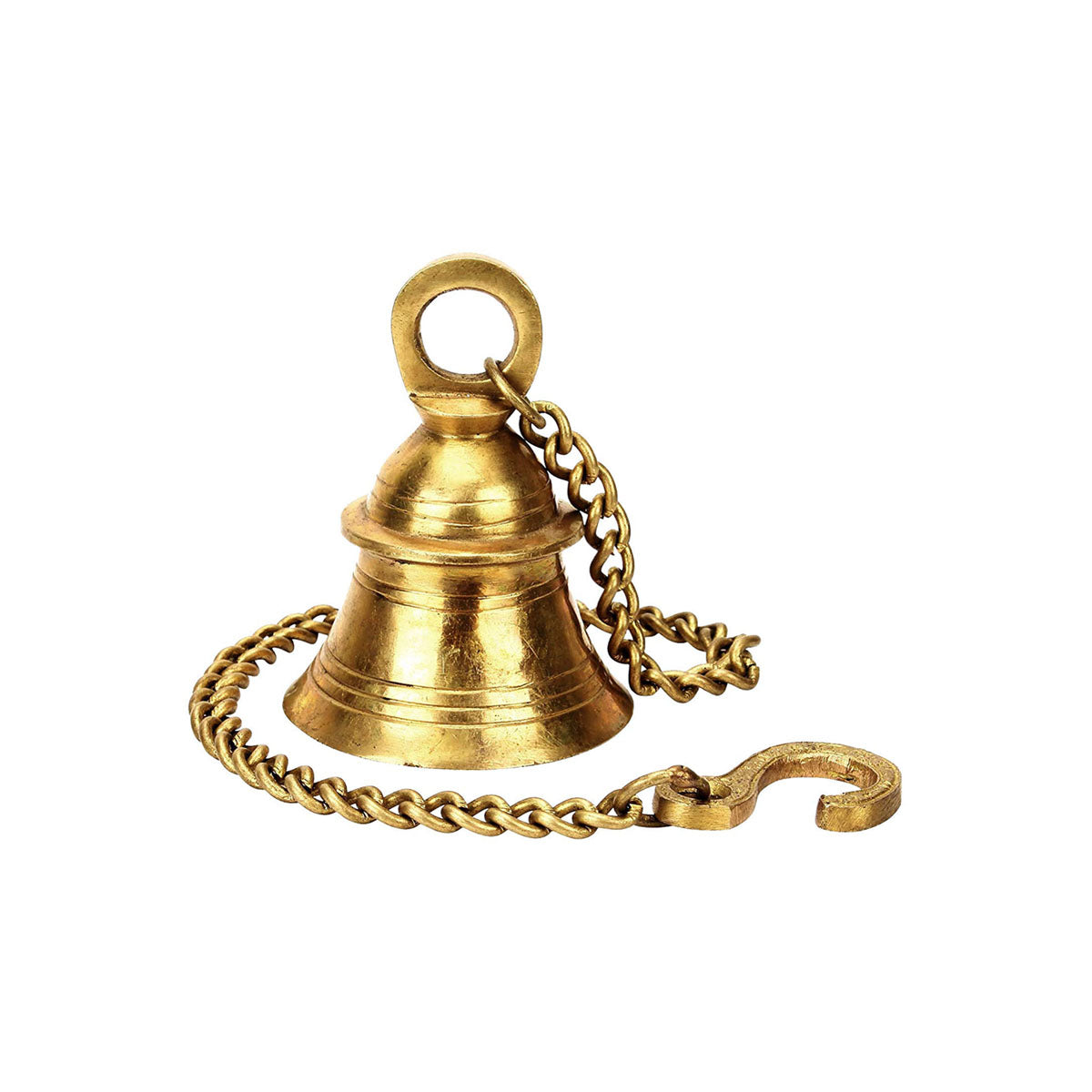 Brass Wall Hanging Bells for Home Mandir Temple Living Room Decoration