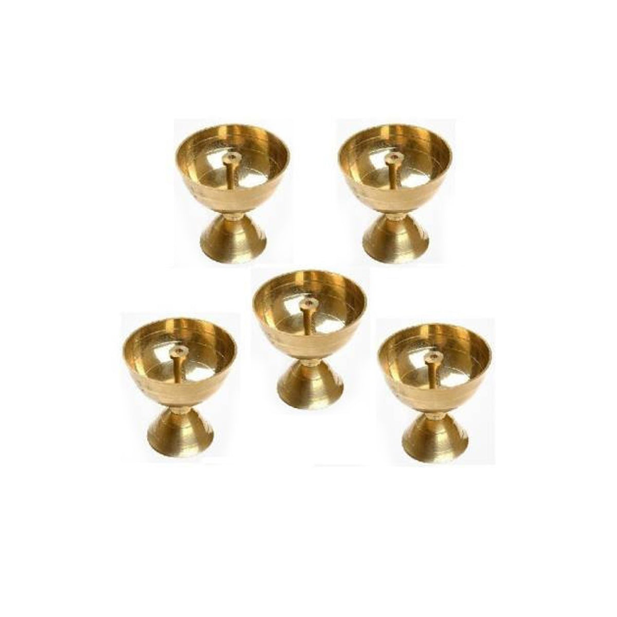 Akhand Jyoti Brass Table Diya Set