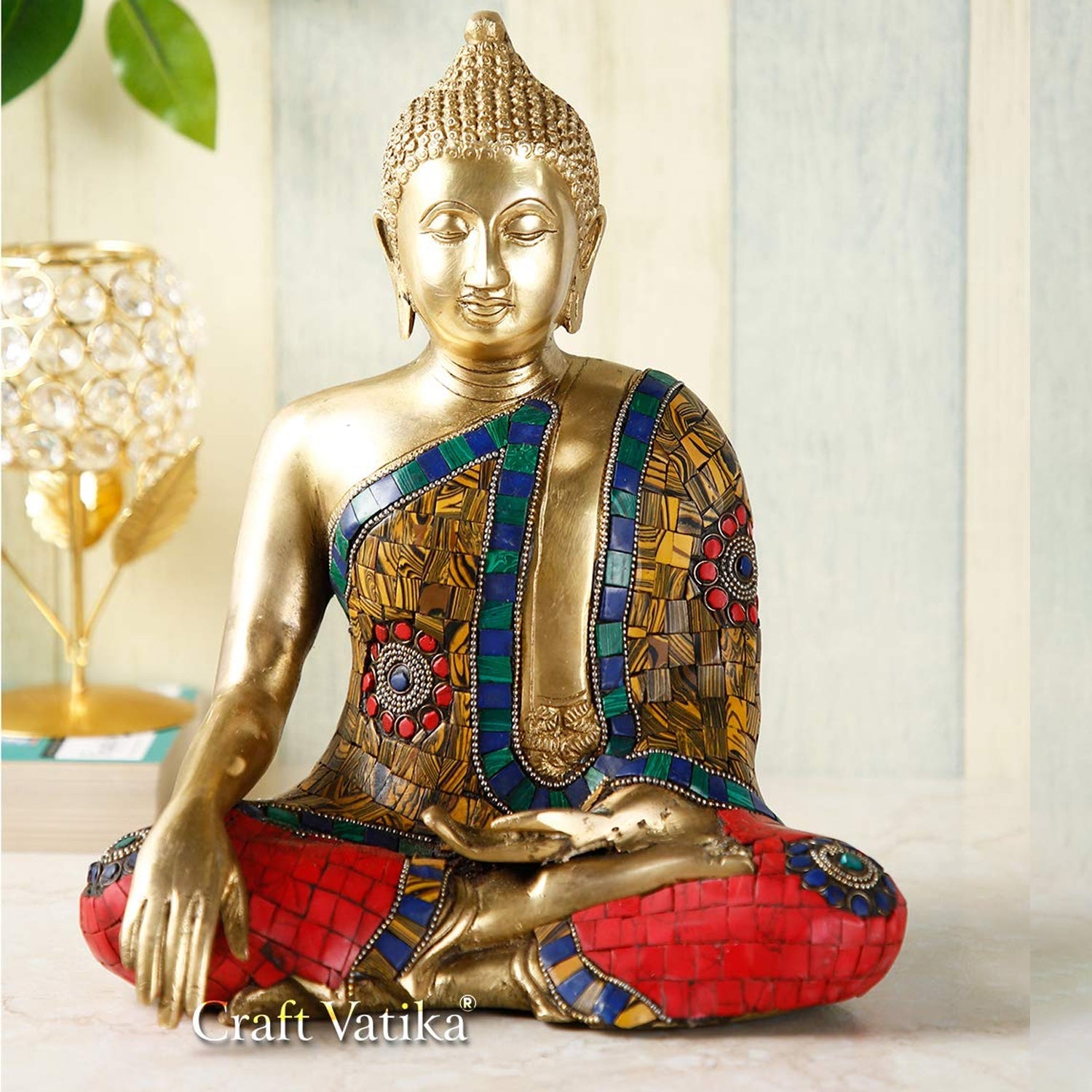 Tibetan Feng Shui Buddhism Brass Statue Bts253