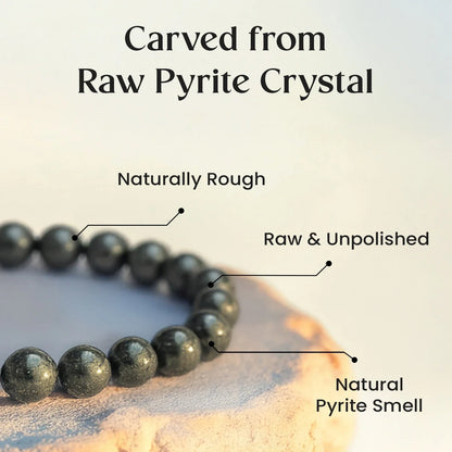Raw Pyrite Bracelet