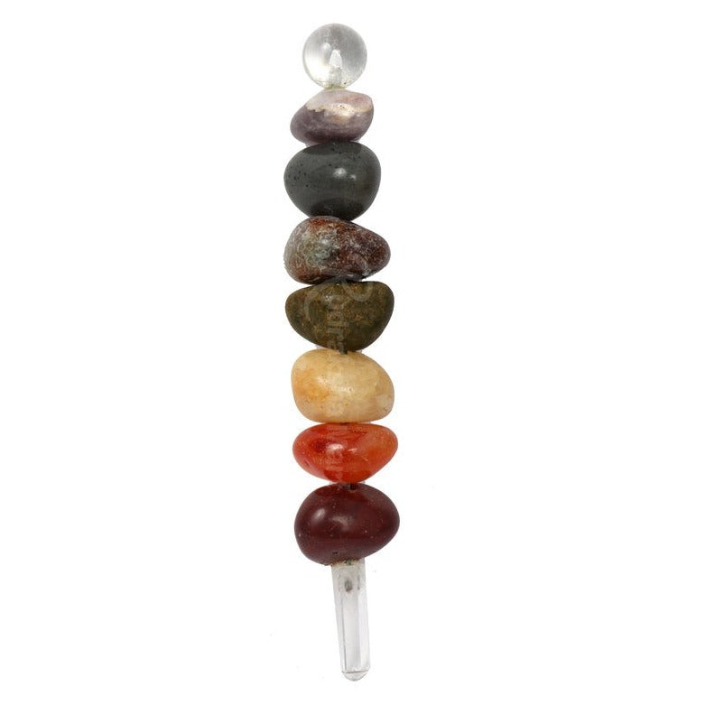 Tumble Shape Stone Wand For Reiki Healing And Crystal Healing