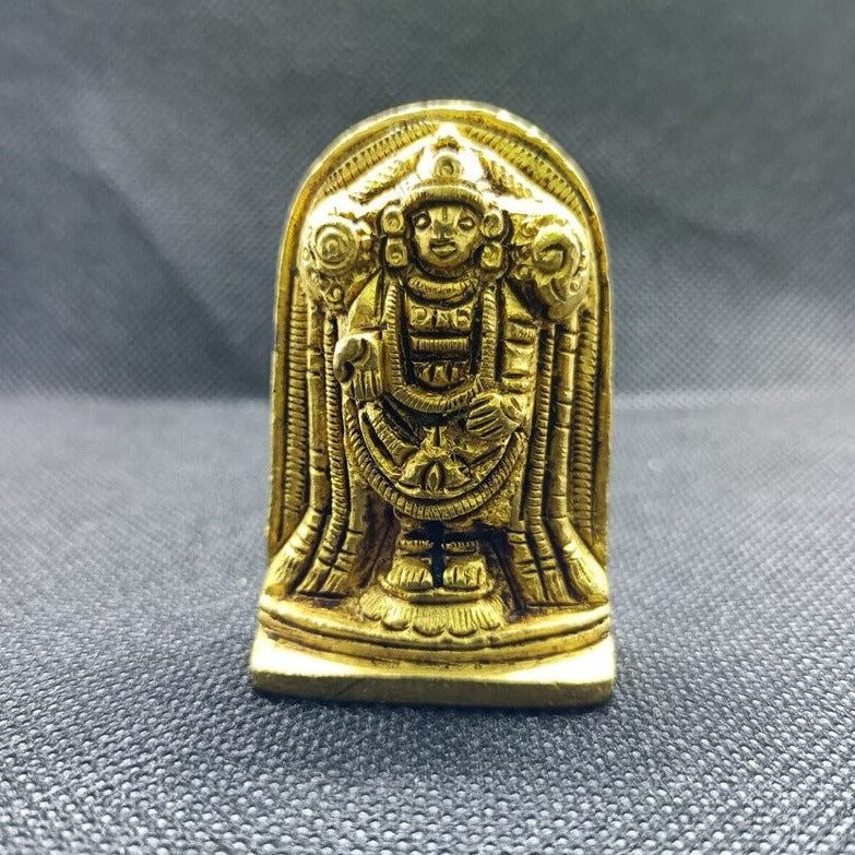 Pure Brass lord Tirupati Balaji brass idol, Goddess Balaj Idol Hindu Statue, God of Wealth