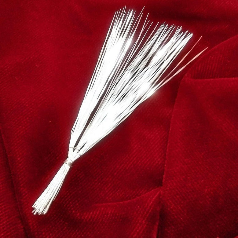 Silver Durva Grass for Ganesha Puja - Qty 21 Durvas