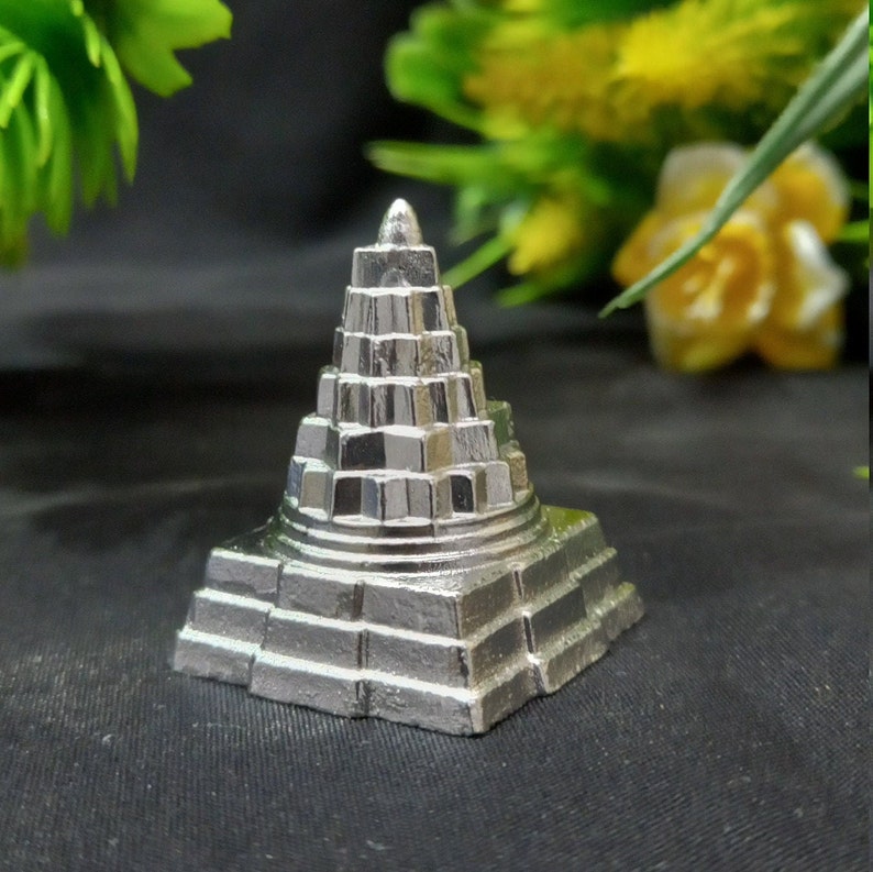 Mercury Parad Shree Yantra/, Purified Mercury Parad Shree Yantra, for Prayer and Meditation