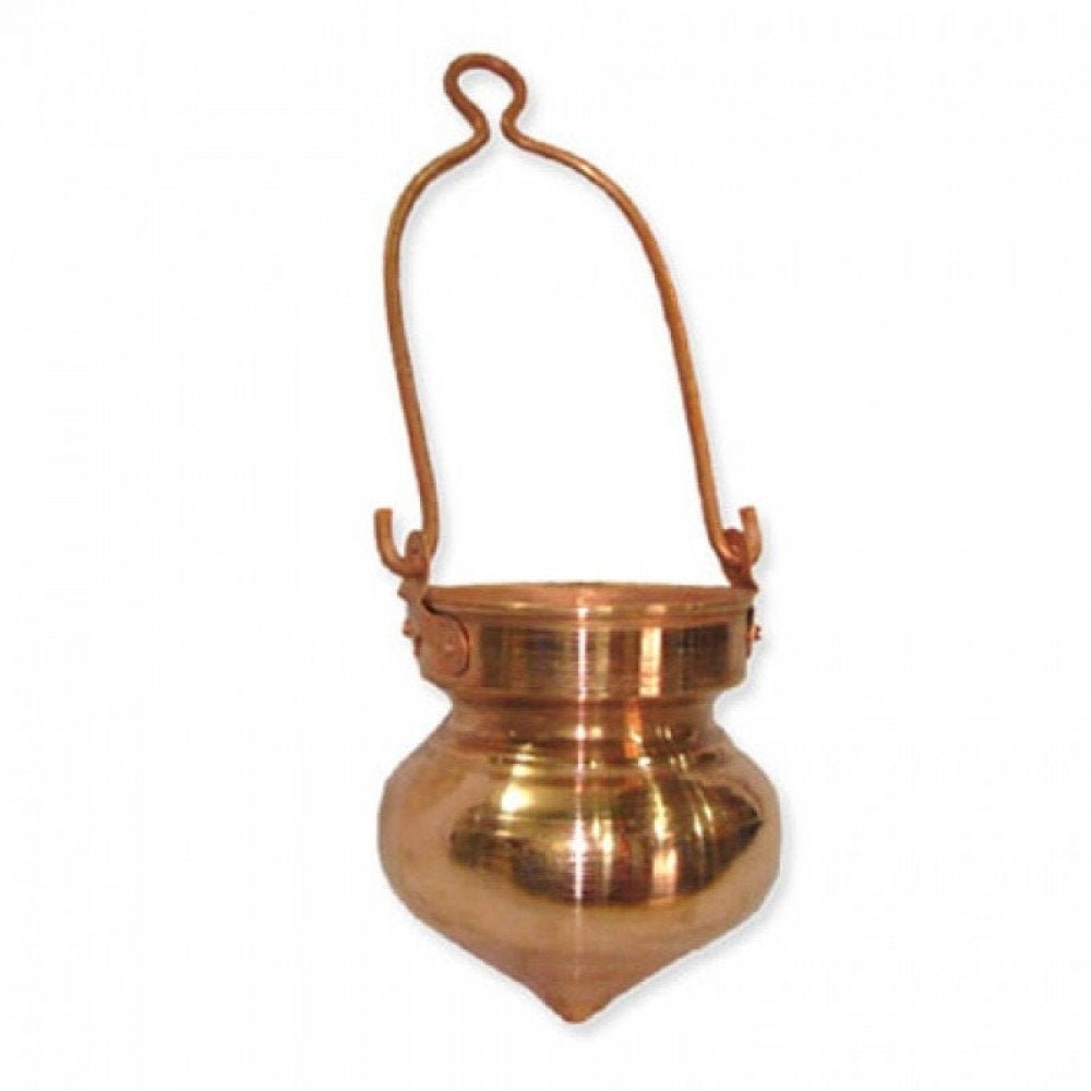 Jal Dhara In Copper Small Hindu Religion Puja Vessel Abhishek Pot