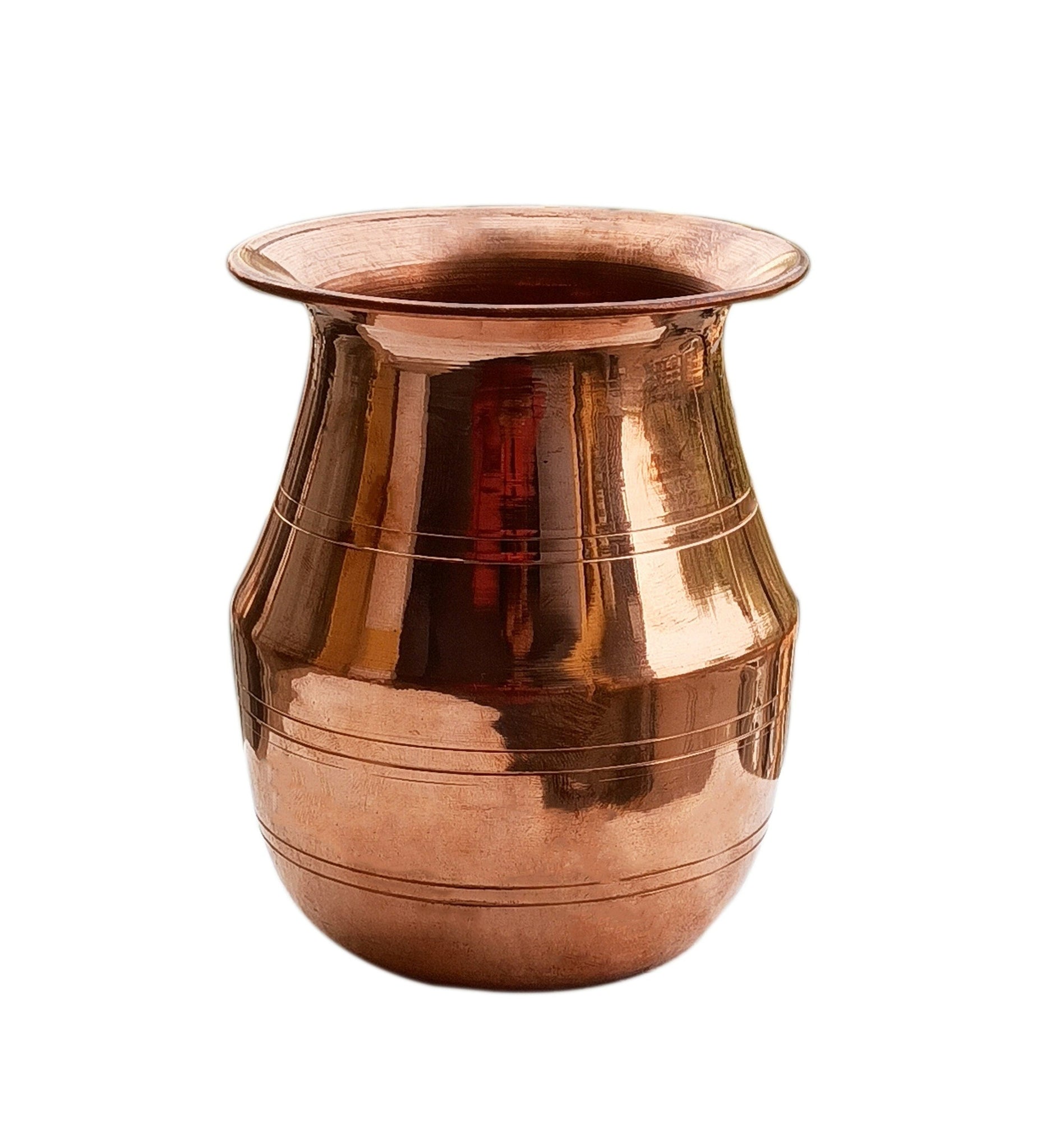 100% Pure Copper Lota | Copper Kalash | Copper Parsi Lota | Pooja Sombu | Copper Vessel | Drinkware Tableware | Ayurveda Health Benefits