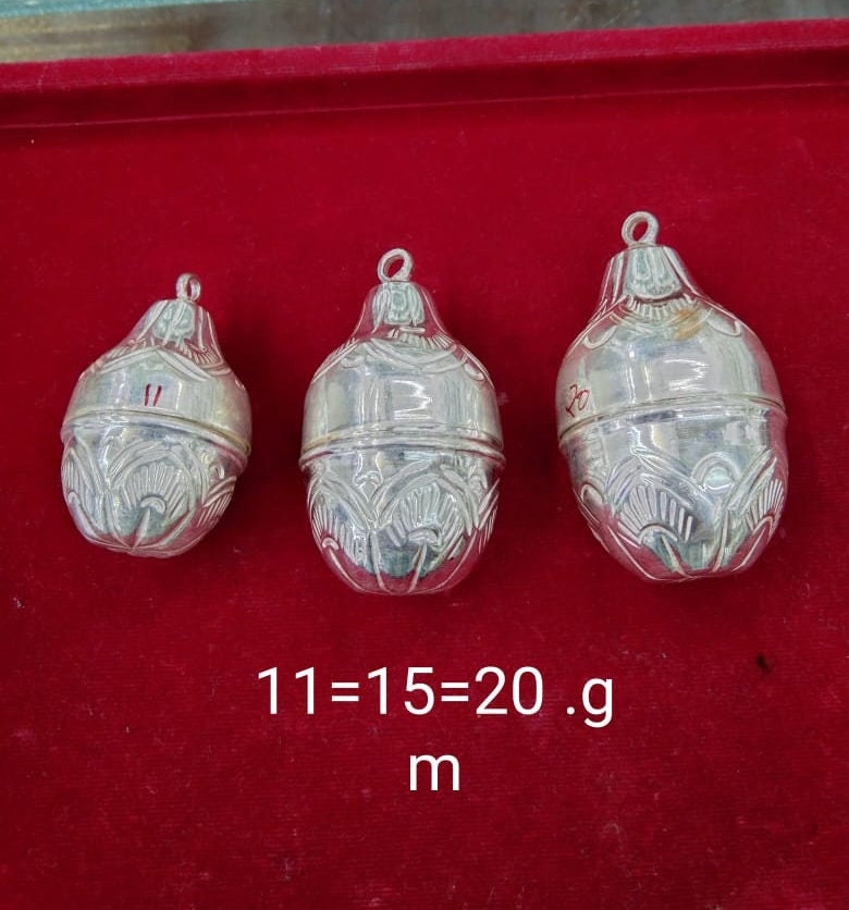 Silver Made Shrifal Naryal for Gifiting or Home Usage Purpose, Silver Article for Gifting - Multiple Grams available