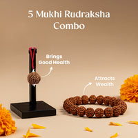 5 Mukhi Rudraksha Combo