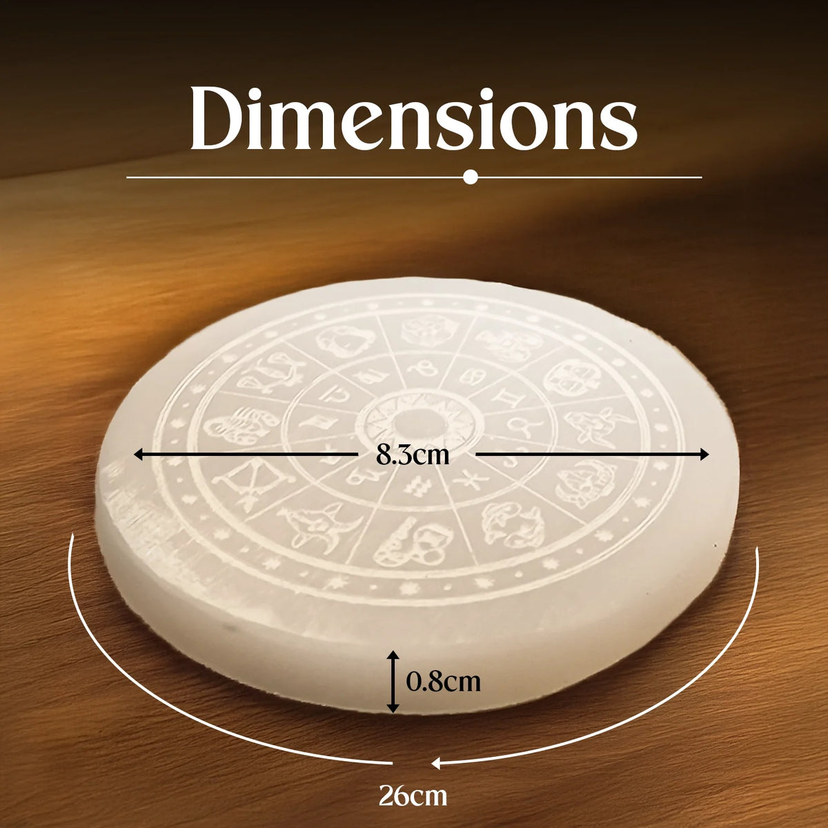 Selenite Crystal Recharging Plate