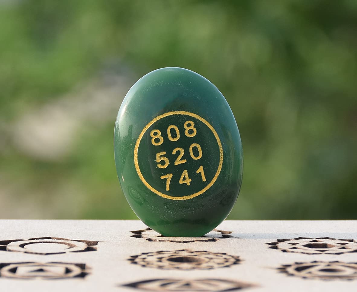 Natural Green Jade Zibu Symbol Stone